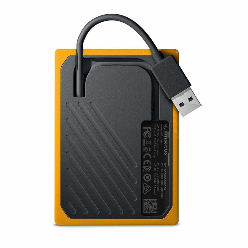 Dysk przenośny WD My Passport Go SSD 2TB - zółty (WDBMCG0020BYT-WESN)