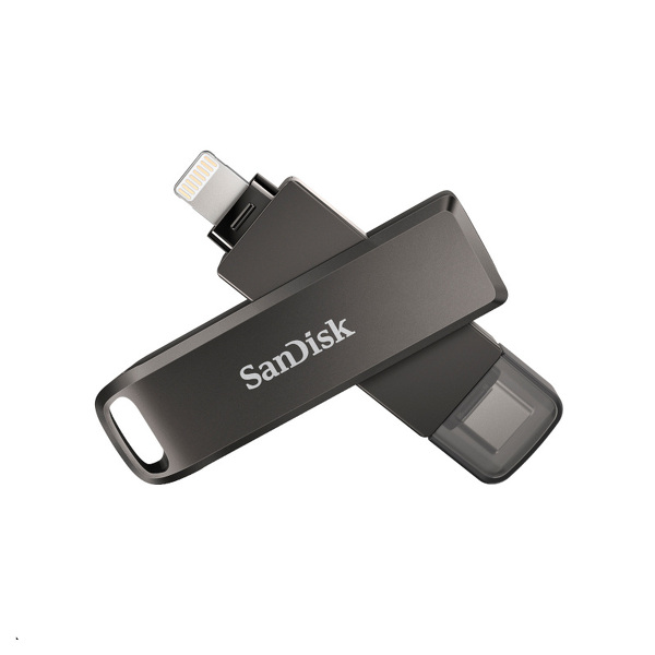Zdjęcie produktu: Pendrive SanDisk iXpand Flash Drive Luxe Lightning + USB TYP-C 64GB (SDIX70N-064G-GN6NN) Zdjęcie produktu: Pendrive SanDisk iXpand Flash Drive Luxe Lightning + USB TYP-C 64GB (SDIX70N-064G-GN6NN)