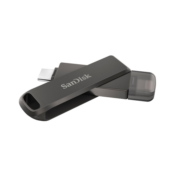 Zdjęcie produktu: Pendrive SanDisk iXpand Flash Drive Luxe Lightning + USB TYP-C 128GB (SDIX70N-128G-GN6NE)