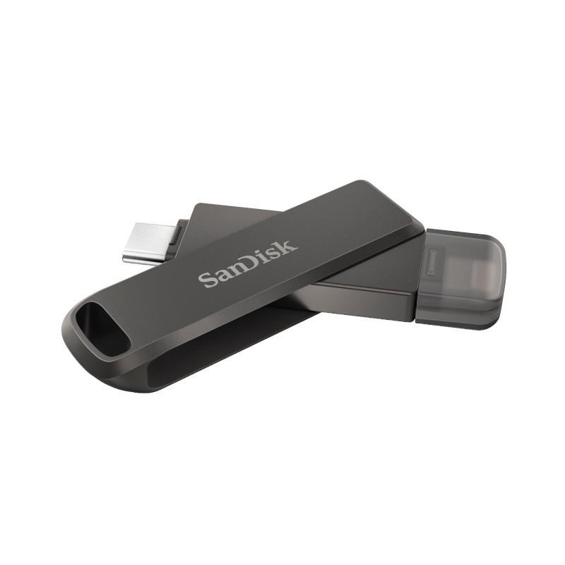 Pendrive SanDisk iXpand Flash Drive Luxe Lightning + USB TYP-C 128GB (SDIX70N-128G-GN6NE)