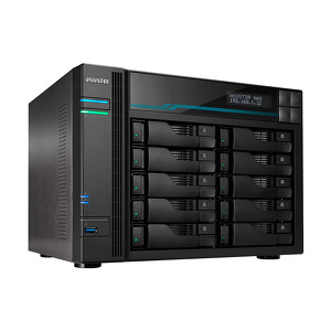 Miniatura produktu: Serwer plików Asustor LOCKERSTOR 10 AS6510T 10-bay, Intel ATOM C3538 Czterordzeniowy 2.1GHz, 16G RAM, 2x10GbE LAN, 2x 2.5GbE LAN, 2x USB 3.2. 2x SSD M.2 NVMe2