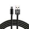 Miniatura zdjęcia: Kabel przewód pleciony USB - USB-C / Typ-C everActive 200cm z obsługą szybkiego ładowania do 3A czarny (CBB-2CB) Miniatura zdjęcia: Kabel przewód pleciony USB - USB-C / Typ-C everActive 200cm z obsługą szybkiego ładowania do 3A czarny (CBB-2CB)