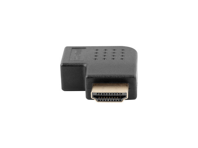 Lanberg Adapter HDMI(M) do HDMI(F) Kątowy Prawo Czarny Lanberg Adapter HDMI(M) do HDMI(F) Kątowy Prawo Czarny
