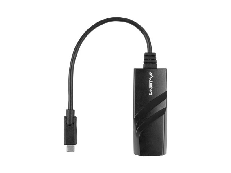 Zdjęcie produktu: Lanberg Karta Sieciowa USB Type-C 3.1 1x RJ45 1gb Na Kablu