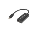 Miniatura zdjęcia: Lanberg Adapter USB-C(M) 3.1 do Displayport(F) Na Kablu 15cm Czarny