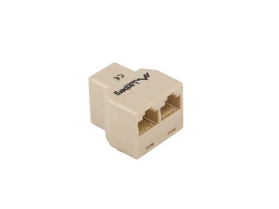 Miniatura produktu: Adapter złączka sieciowa rozgałeziacz RJ45 do 2x RJ45 Lanberg