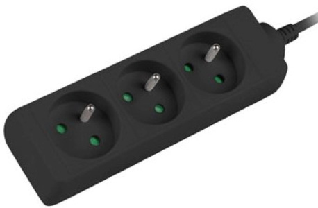 Miniatura produktu: Listwa zasilająca Lanberg 3m 3x 230V PL Kabel Wykonany Z Pełnej Miedzi Czarna