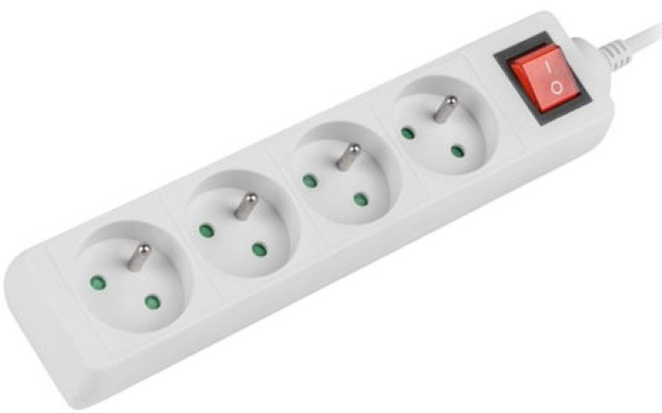 Zdjęcie produktu: Lanberg listwa 1.5m 4x 230V PL wyłącznik