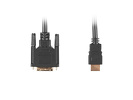 Miniatura zdjęcia: Lanberg Kabel HDMI(M) do DVI-D(M)(18+1) 1.8m