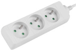Miniatura zdjęcia: Lanberg listwa 3m 3x230V PL biała Miniatura zdjęcia: Lanberg listwa 3m 3x230V PL biała