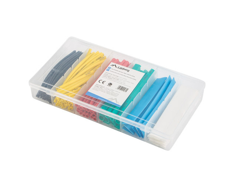 Zdjęcie produktu: Rurka Termokurczliwa Box 100szt Multicolor Lanberg