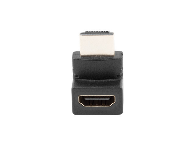 Lanberg Adapter HDMI(M) do HDMI(F) Kątowy Góra Czarny