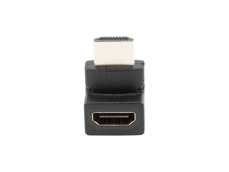 Zdjęcie produktu: Lanberg Adapter HDMI(M) do HDMI(F) Kątowy Góra Czarny