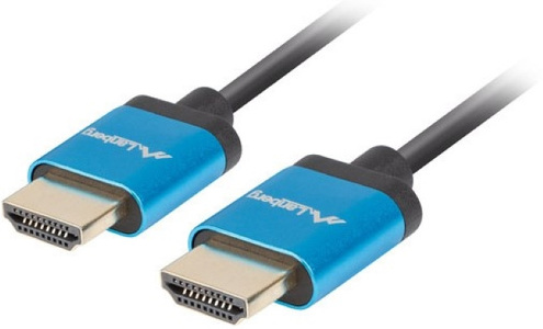 Miniatura produktu: Lanberg Kabel HDMI M/M V2.0 1.8m Czarny 4k Slim Miniatura produktu: Lanberg Kabel HDMI M/M V2.0 1.8m Czarny 4k Slim