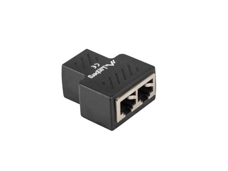 Zdjęcie produktu: Adapter złączka sieciowa RJ45 - 2x RJ45 ekran Lanberg