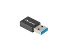 Miniatura zdjęcia: Lanberg Adapter USB-C(F) 3.1 do USB-A(M) Czarny