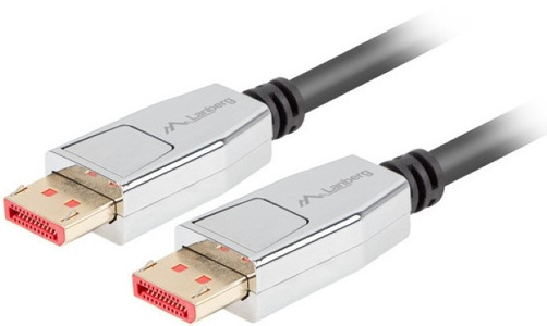 Miniatura produktu: Lanberg Kabel Displayport M/M 20 Pin V1.4 1.8m 8k Czarny
