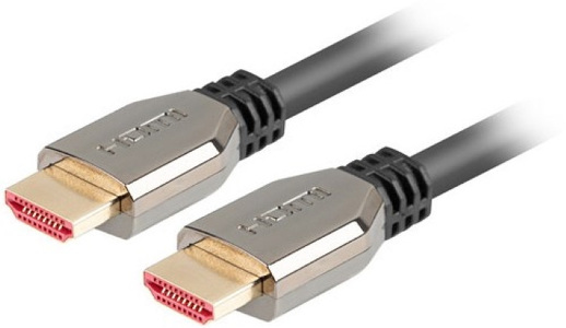 Miniatura produktu: Lanberg Kabel HDMI M/M V2.1 1m 8k 60hz Czarny Miniatura produktu: Lanberg Kabel HDMI M/M V2.1 1m 8k 60hz Czarny