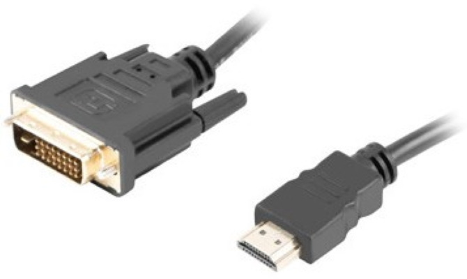 Lanberg Kabel HDMI(M) do DVI-D(M)(24+1) 1.8m