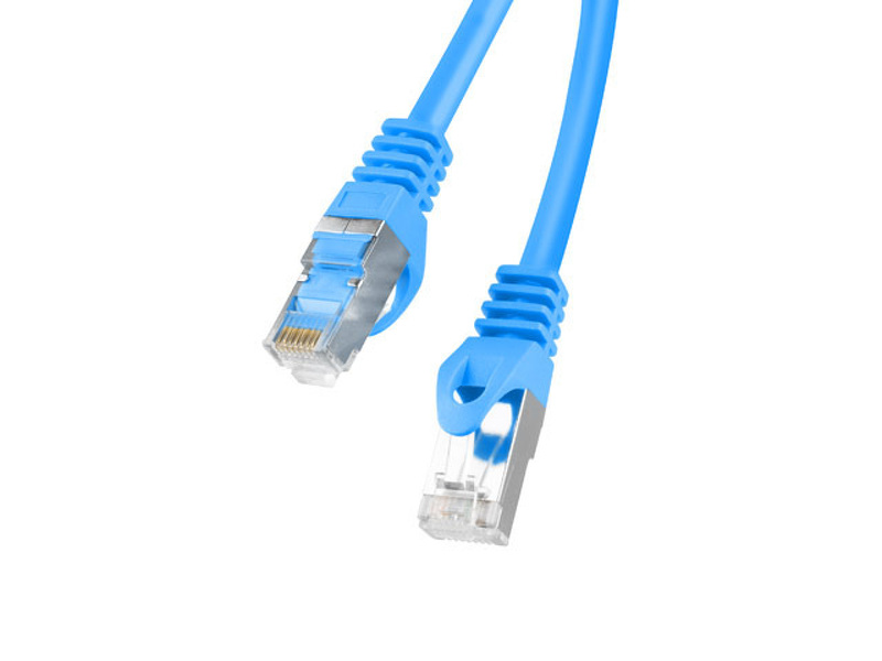 Zdjęcie produktu: Kabel Lanberg RJ45 Patch cord Kat.6 FTP 15m Niebieski Fluke Passed
