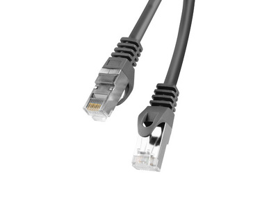 Miniatura produktu: Kabel Lanberg RJ45 Patch cord Kat.6 FTP 3m Czarny Fluke Passed