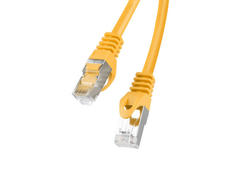 Zdjęcie produktu: Kabel Lanberg RJ45 Patch cord Kat.6 FTP 1.5m Pomarańczowy Fluke Passed