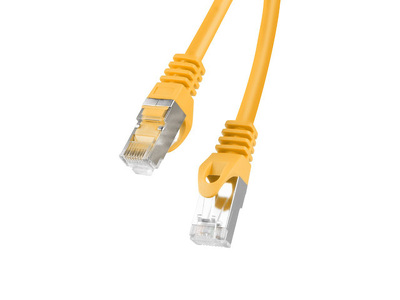 Miniatura produktu: Kabel Lanberg RJ45 Patch cord Kat.6 FTP 0.5m Pomarańczowy Fluke Passed