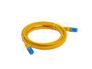 Miniatura zdjęcia: Kabel Lanberg RJ45 Patch cord Kat.6A S/FTP LSZH CCA 0.5m Pomarańczowy Fluke Passed