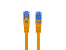 Miniatura zdjęcia: Kabel Lanberg RJ45 Patch cord Kat.6A S/FTP LSZH CCA 0.5m Pomarańczowy Fluke Passed