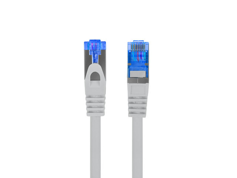 Zdjęcie produktu: Kabel Lanberg RJ45 Patch cord Kat.6A S/FTP LSZH CCA 0.5m Szary Fluke Passed