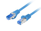 Miniatura zdjęcia: Kabel Lanberg RJ45 Patch cord Kat.6A S/FTP LSZH CCA 20m Niebieski Fluke Passed