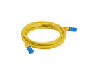 Kabel Lanberg RJ45 Patch cord Kat.6A S/FTP LSZH CCA 0.5m Żółty Fluke Passed
