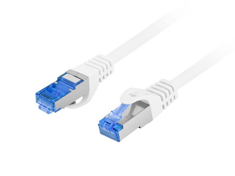 Zdjęcie produktu: Kabel Lanberg RJ45 Patch cord Kat.6A S/FTP LSZH CCA 5m Biały Fluke Passed