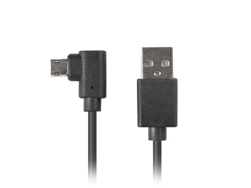 Zdjęcie produktu: Lanberg Kabel USB Micro(M) do USB-A(M) 2.0 1.8m Kątowy Lewo/Prawo Micro Easy-USB Czarny Zdjęcie produktu: Lanberg Kabel USB Micro(M) do USB-A(M) 2.0 1.8m Kątowy Lewo/Prawo Micro Easy-USB Czarny