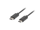 Lanberg Kabel USB-C M/M 3.1 Gen 1 1m Czarny