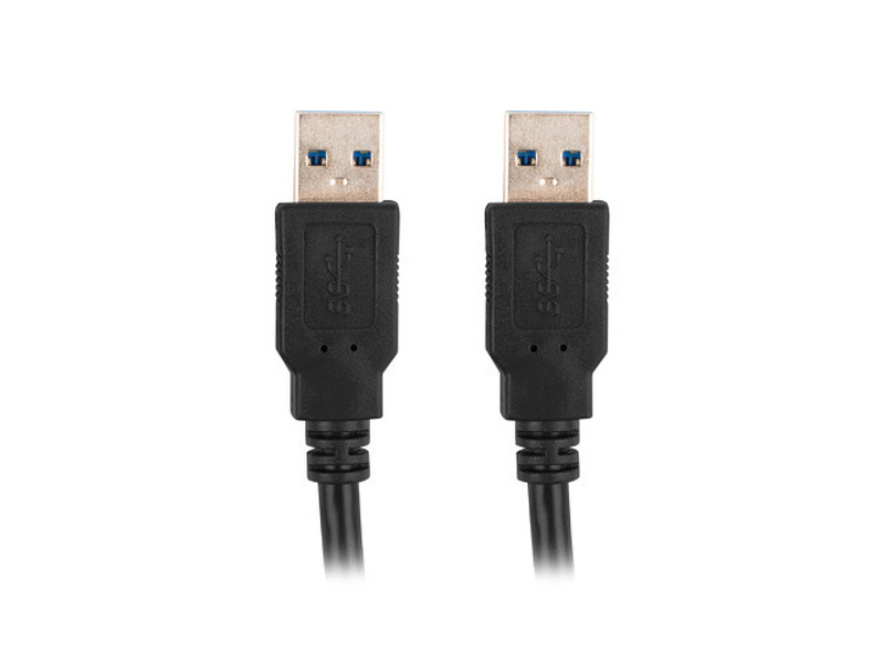 Zdjęcie produktu: Lanberg Kabel USB-A M/M 3.0 0.5m Czarny Zdjęcie produktu: Lanberg Kabel USB-A M/M 3.0 0.5m Czarny