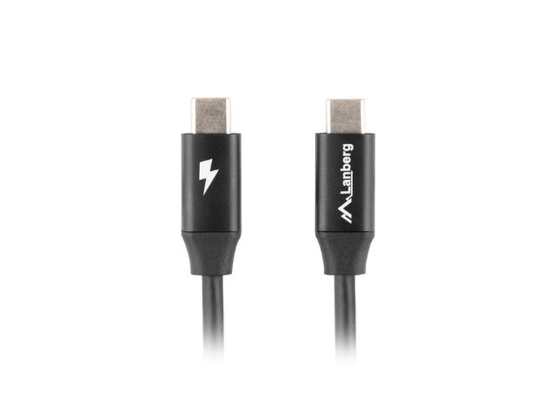 Zdjęcie produktu: Lanberg Kabel USB-C M/M 2.0 1m Czarny Premium Qc 4.0 Pd