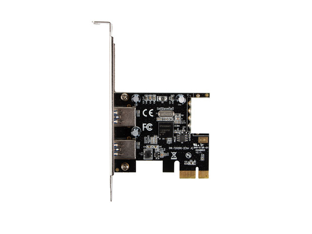 Lanberg Karta Pci Express X1 do USB 3.1 Gen1 2-Port + Śledź Low Profile