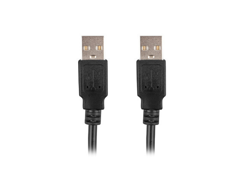 Zdjęcie produktu: Lanberg Kabel USB-A M/M 2.0 0.5m Czarny