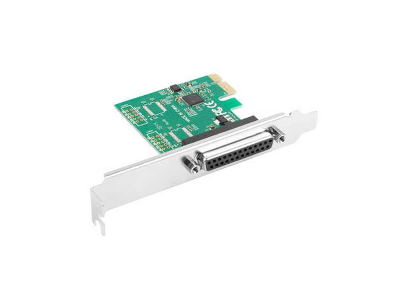 Zdjęcie produktu: Lanberg Karta Pci Express X1 Lpt (Db25) X1 + Śledź Low Profile