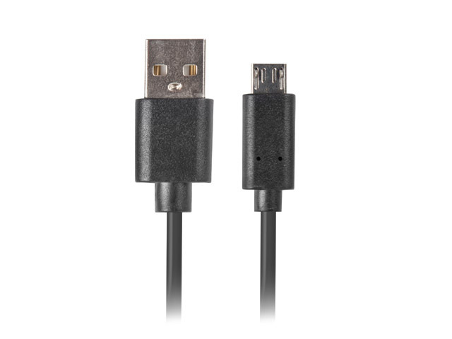 Lanberg Kabel USB Micro(M) do USB-A(M) 2.0 1m Czarny Qc 3.0