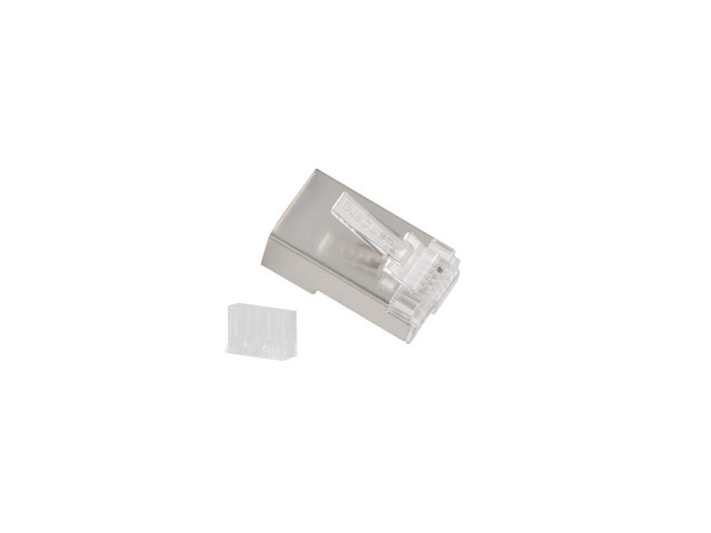 Wtyk Sieciowy RJ45 (8P8C) Kat.6 FTP (20 Szt) z prowadnicą do linki i do drutu Lanberg Wtyk Sieciowy RJ45 (8P8C) Kat.6 FTP (20 Szt) z prowadnicą do linki i do drutu Lanberg
