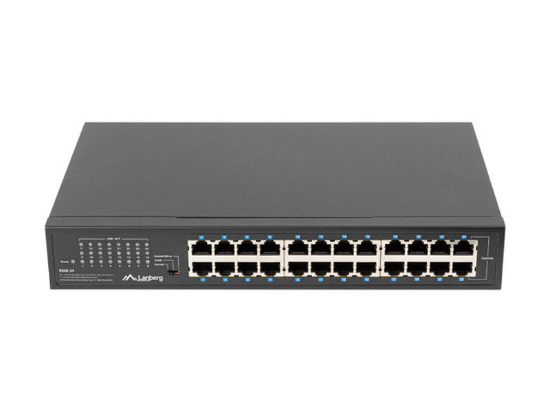 Zdjęcie produktu: Lanberg Switch Rsge-24 24x 1gb Gigabit Ethernet Rack 19"