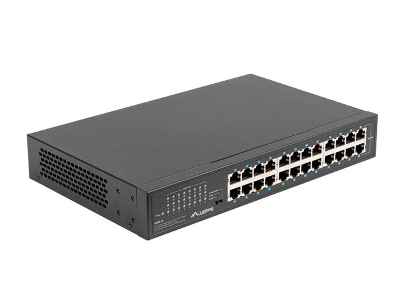 Zdjęcie produktu: Lanberg Switch Rsge-24 24x 1gb Gigabit Ethernet Rack 19"
