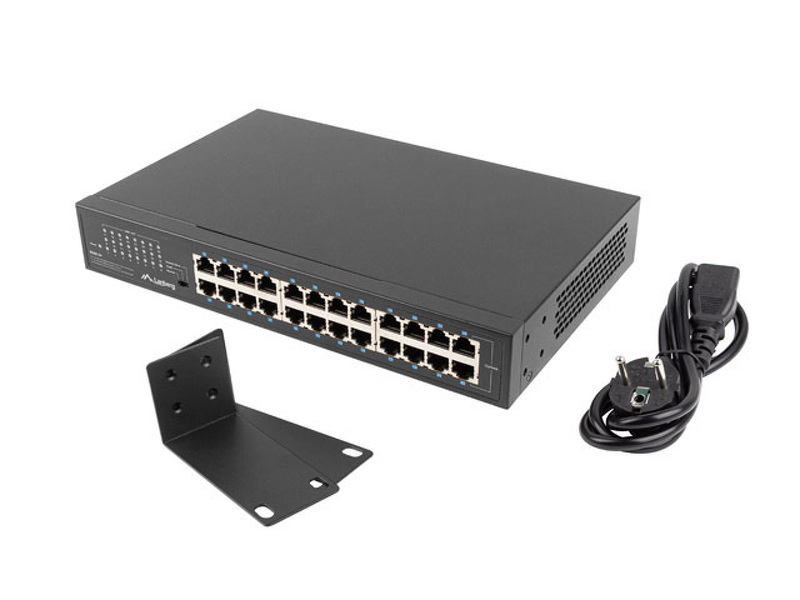 Zdjęcie produktu: Lanberg Switch Rsge-24 24x 1gb Gigabit Ethernet Rack 19"