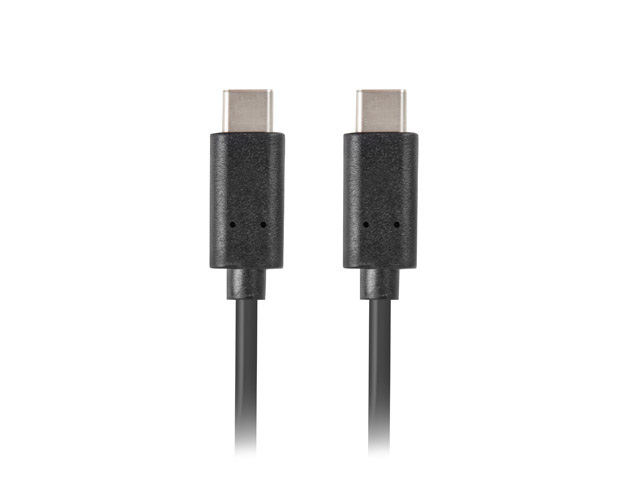 Lanberg Kabel USB-C M/M 3.1 Gen 1 0.5m Czarny