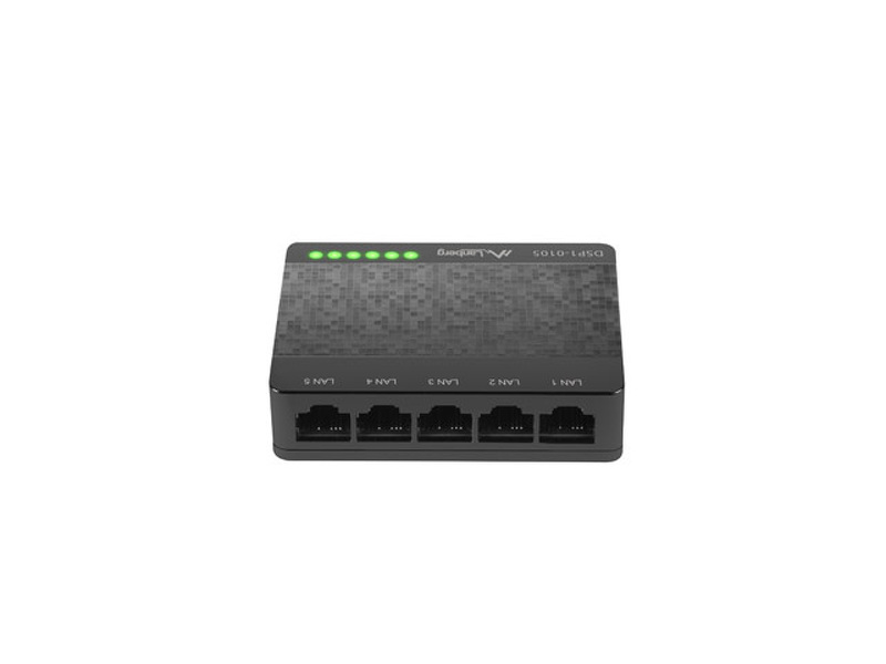Zdjęcie produktu: Lanberg Switch DSP1-0105 5x 100mb/S Fast Ethernet Desktop 5V