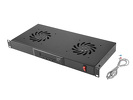 Miniatura zdjęcia: Panel Wentylacyjny LCD Poziomy 1U Z Termostatem Do Szaf 19" 2 Wentylatory 230V Lanberg Czarny Miniatura zdjęcia: Panel Wentylacyjny LCD Poziomy 1U Z Termostatem Do Szaf 19" 2 Wentylatory 230V Lanberg Czarny