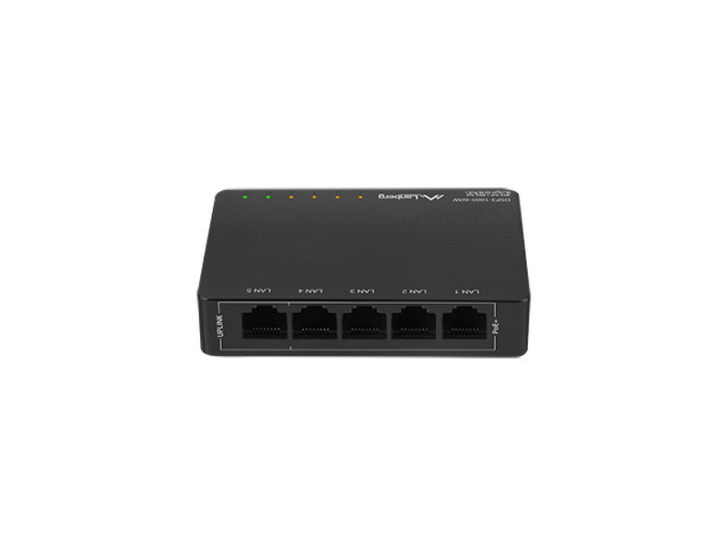 Zdjęcie produktu: Lanberg Switch Poe+ Desktop 5-Port 1gb (4 Porty Poe, 30w/Port, Max 60w) DSP3-1005-60w