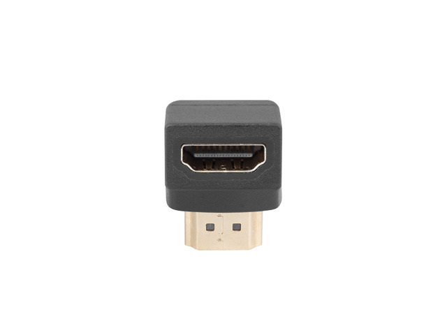 Lanberg Adapter HDMI(M) do HDMI(F) Kątowy Dół Czarny Lanberg Adapter HDMI(M) do HDMI(F) Kątowy Dół Czarny